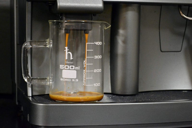 EISCO Premium Hand Crafted Beaker Mug, Thick Borosilicate 3.3 Glass, 16.9oz (500mL) Capacity - Large Size - Pint Glass or Coffee Mug Sized - Image 3